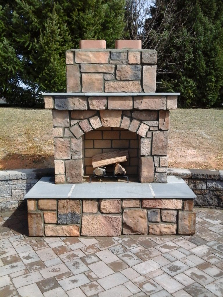 Outdoor Fire Pit Construction