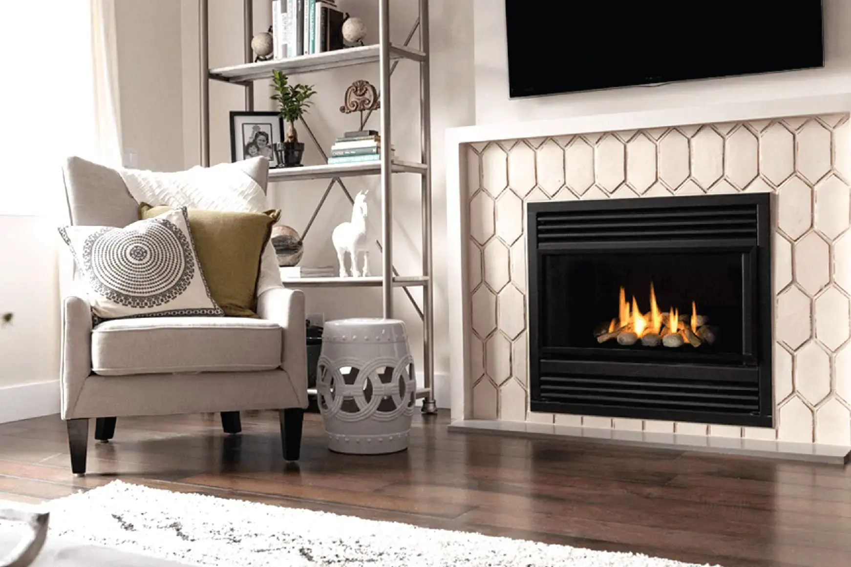 gas fireplace