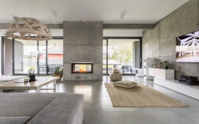 Spacious villa with cement wall MCP Chimney