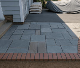 Walkways & Retaining Walls Gallery | MCP Chimney