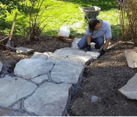 Walkways & Retaining Walls Gallery | MCP Chimney