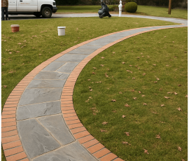 Walkways & Retaining Walls Gallery | MCP Chimney