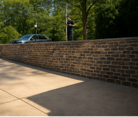 Walkways & Retaining Walls Gallery | MCP Chimney