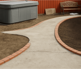 Walkways & Retaining Walls Gallery | MCP Chimney